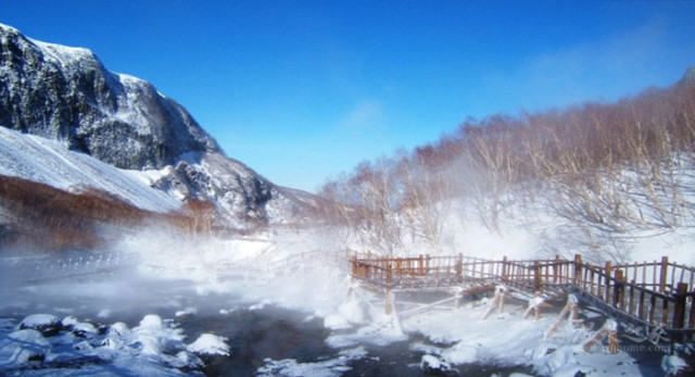 东北长白山温泉